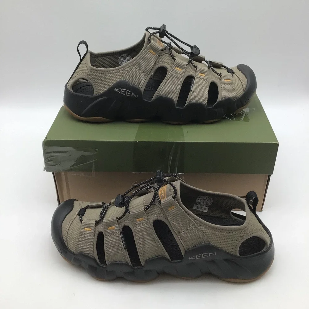 Keen Hyperport H2 Mens Sandals Brindle Black Hiking Water Shoes Size 12 NEW